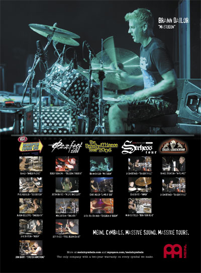Meinl Cymbals/ Percussion Drum Business Magazine Ad