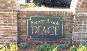 Breaver Brook Subdivision Signage